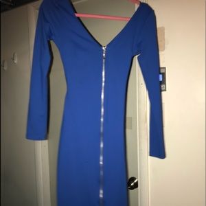 Bebe electric royal blue dress